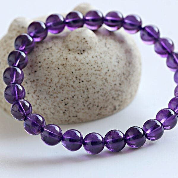 Your Amethyst Bracelet for Stress Relief, Handcrafted Crystal Jewelry for Calm, Balance & Positive Energy - Image 2