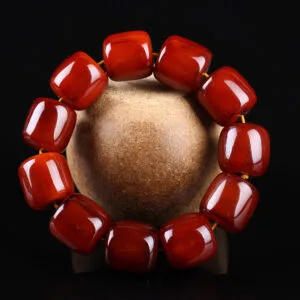 Tibetan Yak Bone Mala Bracelet, Buddhist Beads Bracelet, Handcrafted Spiritual Energy Beads, Perfect for Meditation