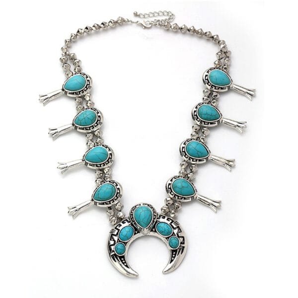 Vintage Squash Blossom Necklace