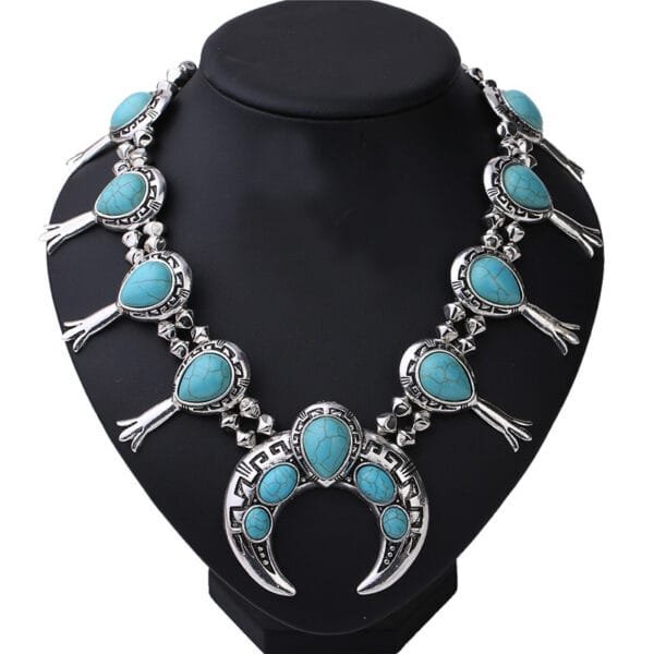 Vintage Squash Blossom Necklace