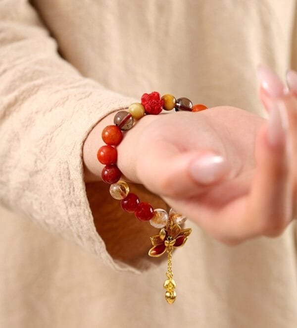 Nezha Cinnabar Bracelet