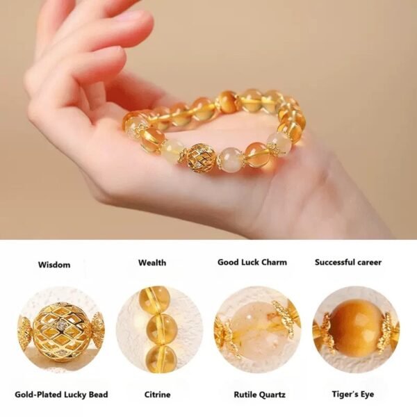 Citrine Crystal Bracelet