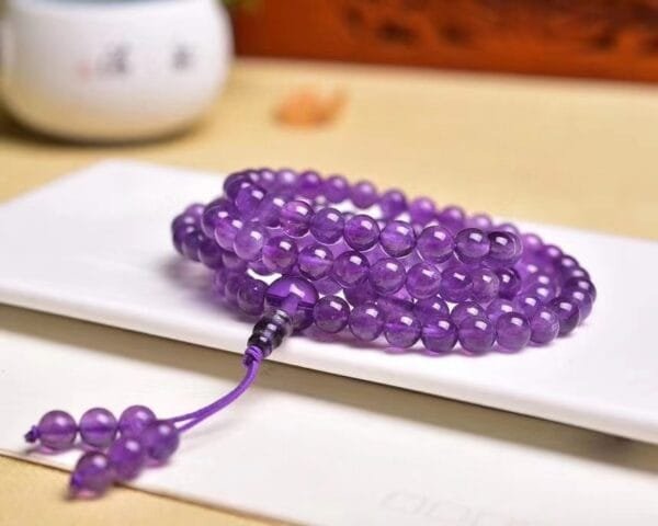 Amethyst Mala Beads