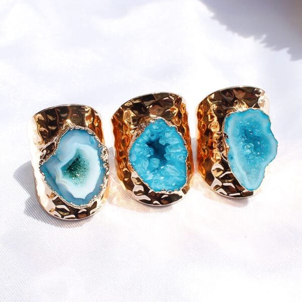 Agate Slice Ring