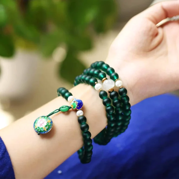 Nepal Liuli Glass Bead Bracelets