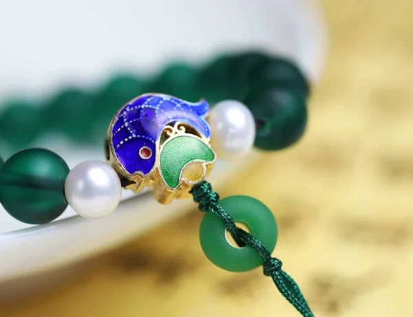 Nepal Liuli Glass Bead Necklace