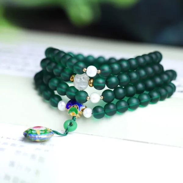 Nepal Liuli Glass Bead Necklace