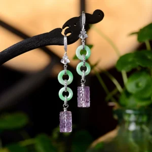 Vintage Crystal Drop Earrings